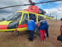Вертолёт санитарной авиации доставил экстренного пациента в Астрахань 